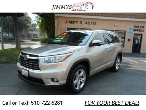2014 Toyota Highlander Limited suv GOLD - - by dealer for sale in Brentwood, CA
