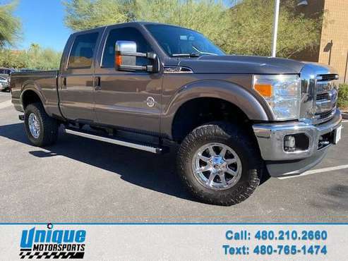 LEVELED 2012 FORD F-250 CREW CAB LARIAT 4X4 FX4 OFFROAD SHORTBED 6.7... for sale in Tempe, AZ