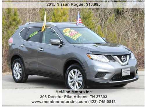2015 Nissan Rogue SV AWD - Regularly Maintained! Backup Cam! for sale in Athens, TN