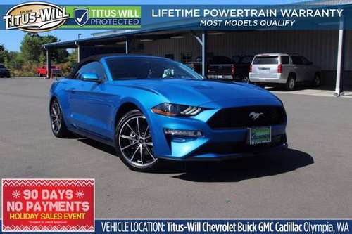 2019 Ford MUSTANG ECOBOOST PREMIUM CONVERTI - cars & trucks - by... for sale in Olympia, WA