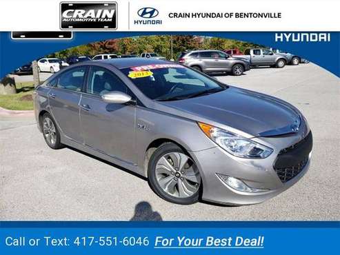2013 Hyundai Sonata Hybrid Limited sedan Hyper Silver Metallic for sale in Bentonville, AR