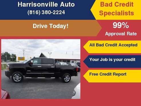 2015 Chevrolet Silverado 2500HD 4WD Crew Cab High Country No Fees for sale in Harrisonville, MO