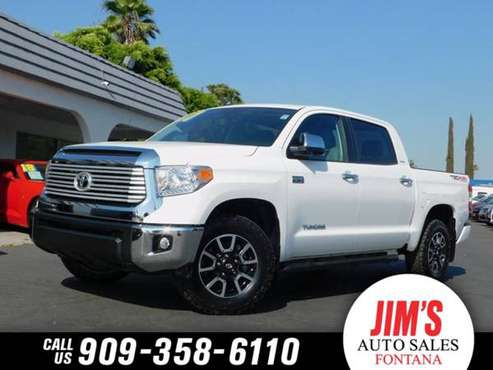 2016 Toyota Tundra Crew Max LIMITED 4X4 Fully Loaded!! Only 60k Mi for sale in Fontana, CA