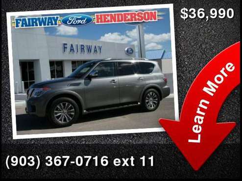 2019 Nissan Armada SL - cars & trucks - by dealer - vehicle... for sale in Henderson, TX