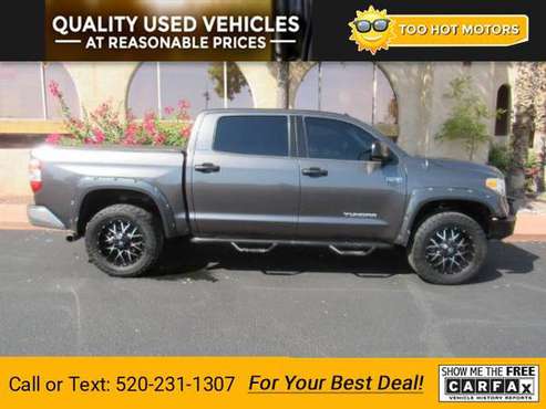 2014 Toyota Tundra 4WD Truck SR5 CrewMax pickup Magnetic Gray... for sale in Tucson, AZ