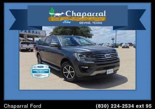 2018 Ford Expedition Max XLT 4X4 (Mileage: 33,884)Ford Certified for sale in Devine, TX
