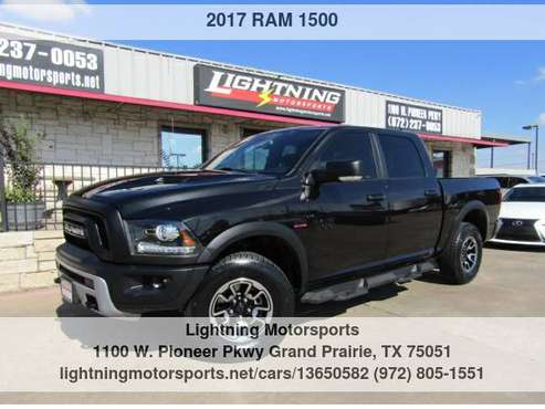 2017 Ram 1500 Rebel 4x4 Crew Cab 5'7" Box Financing Available - cars... for sale in Grand Prairie, TX