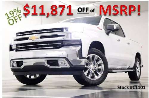 19% OFF MSRP! NEW White 2021 Chevrolet Silverado 1500 LTZ 4X4 Z71... for sale in Clinton, IN