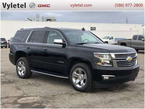 2018 Chevrolet Tahoe SUV 4WD 4dr Premier - Chevrolet Black - cars &... for sale in Sterling Heights, MI