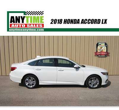 2018 Honda Accord LX - $21,297 W.A.C.* - cars & trucks - by dealer -... for sale in Rapid City, SD