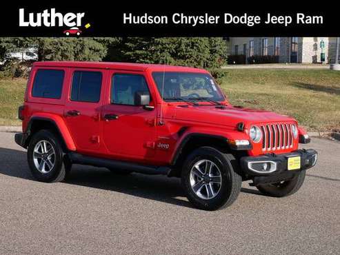 2020 Jeep Wrangler Unlimited Sahara - cars & trucks - by dealer -... for sale in Hudson, MN