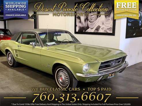 1967 Ford Mustang Coupe for sale by Desert Private Collection - cars for sale in FL