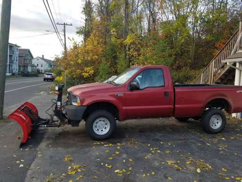 2002 Ford F-350 4X4 With Plow - cars & trucks - by dealer - vehicle... for sale in Watertown, MA