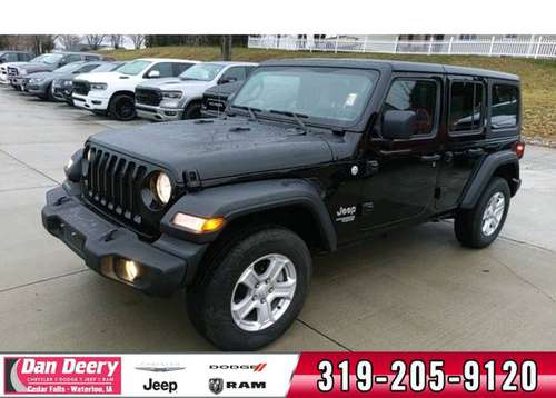2019 Jeep Wrangler 4WD 4D Sport Utility / SUV Unlimited Sport - cars... for sale in Waterloo, IA