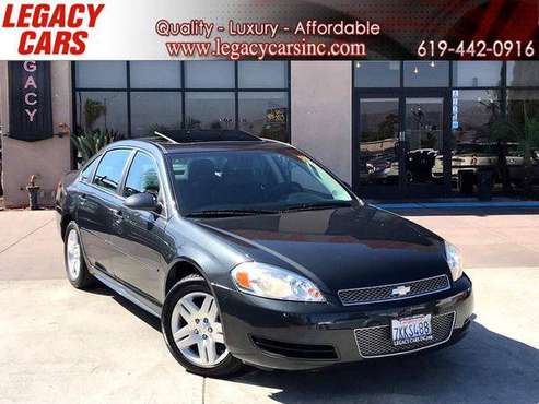 2013 Chevrolet Chevy Impala LT w/Sunroof - FINANCING AVAILABLE! for sale in El Cajon, CA