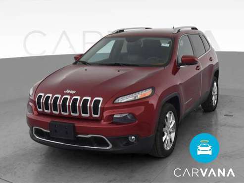 2014 Jeep Cherokee Limited Sport Utility 4D suv Red - FINANCE ONLINE... for sale in NEWARK, NY