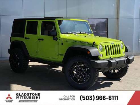 2016 Jeep Wrangler 4x4 4WD Unlimited Rubicon SUV for sale in Milwaukie, OR