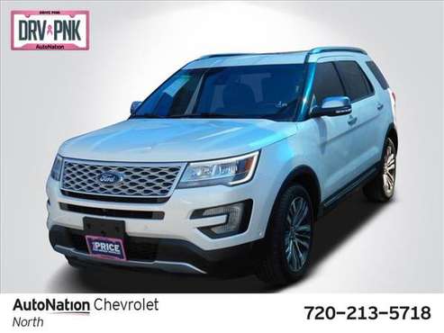 2017 Ford Explorer Platinum 4x4 4WD Four Wheel Drive SKU:HGB14538 for sale in colo springs, CO