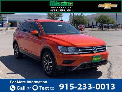 2019 VW Volkswagen Tiguan 2 0T SE suv Habanero Orange Metallic for sale in El Paso, TX