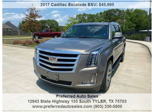 2017 Cadillac Escalade ESV-4WD-1 Owner-Immaculate! for sale in Tyler, TX