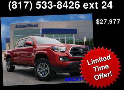 2016 Toyota Tacoma SR5 V6 - - by dealer - vehicle for sale in Decatur, TX