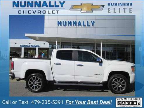 2019 GMC Canyon Denali pickup Summit White - cars & trucks - by... for sale in Bentonville, AR