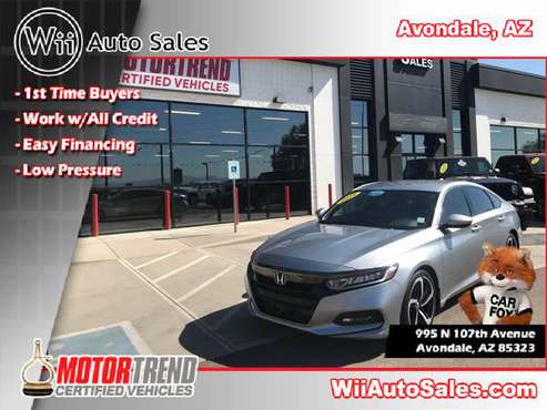 !P5785- 2018 Honda Accord Sport Get Approved Online! 18 sedan - cars... for sale in Cashion, AZ