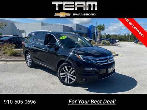 2017 Honda Pilot Touring suv Gray - cars & trucks - by dealer -... for sale in Swansboro, NC