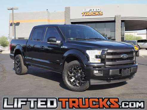 2017 Ford f-150 f150 f 150 LARIAT 4WD SUPERCREW 5.5 4x - Lifted... for sale in Glendale, AZ