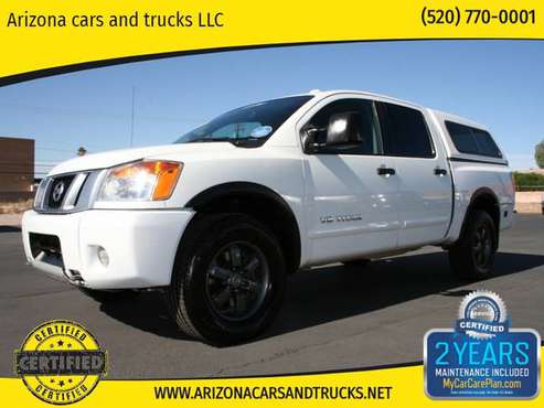 2013 Nissan Titan 4X4 Crew Cab SWB PRO-4X NEW TIRES ONE OWNER ****We... for sale in Tucson, AZ