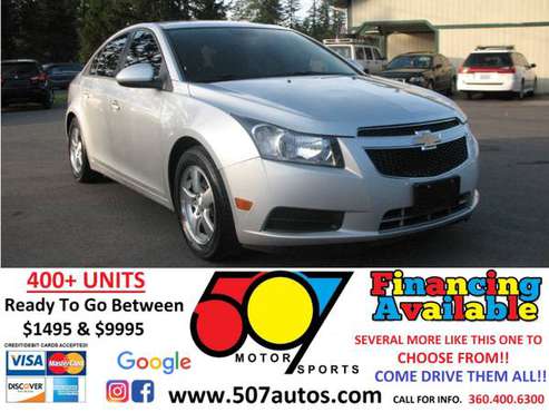 2013 Chevrolet Cruze 4dr Sdn LT - - by dealer for sale in Roy, WA
