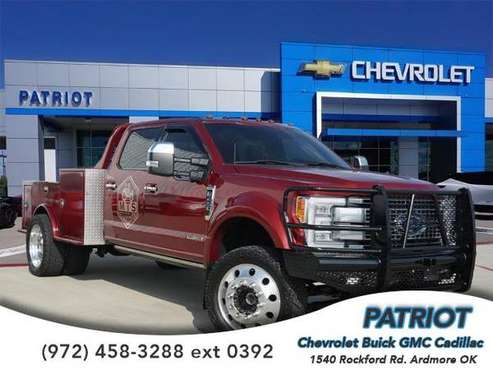 2017 Ford F-450SD Platinum - truck - cars & trucks - by dealer -... for sale in Ardmore, TX