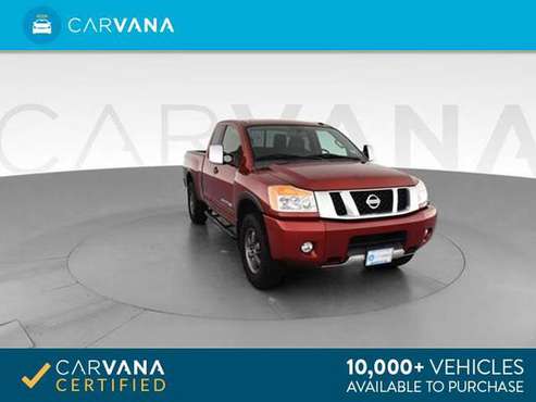 2015 Nissan Titan King Cab PRO-4X Pickup 4D 6 1/2 ft pickup Red - for sale in Chattanooga, TN