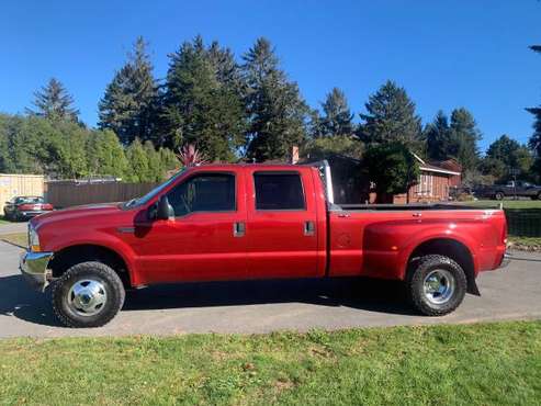 02 Ford F-350 crew cab dually 7 3 6 spd for sale in Cutten, CA