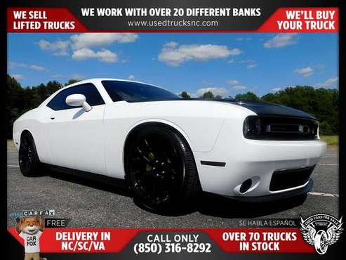 350/mo - 2015 Dodge Challenger R/T 2dr Coupe FOR ONLY - cars & for sale in KERNERSVILLE, NC