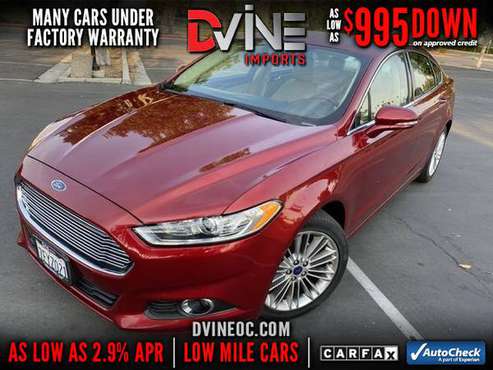 2014 FORD FUSION SE - cars & trucks - by dealer - vehicle automotive... for sale in Yorba Linda, CA