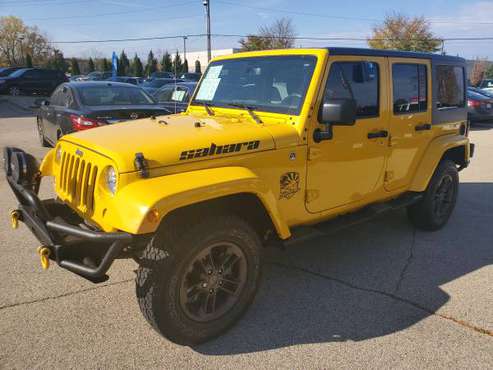 2015 Jeep Wrangler Unlimited Sahara-4x4-Manual Trans-ONLY 18K... for sale in Madison, WI