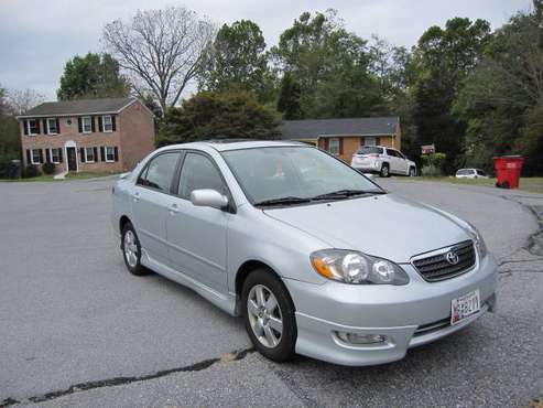 2007 Toyota Corolla S for sale in Hagerstown, District Of Columbia