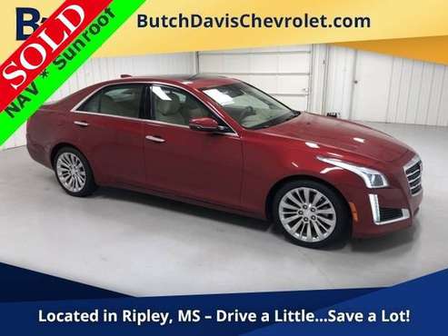 2016 Cadillac CTS 2.0L Turbo Luxury 4D Sedan w leather NAV For Sale for sale in Ripley, MS