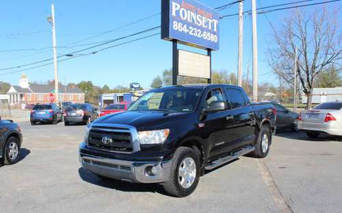 2010 Toyota Tundra CrewMax SR5 - Two Owner - No Accidents - - cars &... for sale in Greenville, SC