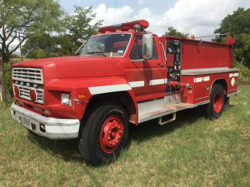 1982 Ford F600 Fire Truck great for advertising or property... for sale in Clyde , TX