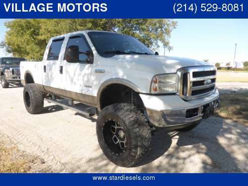 2007 Ford F 250 4WD Crew Cab Lariat DIESEL MONSTER LIFT SUPER NICE for sale in Northlake, TX