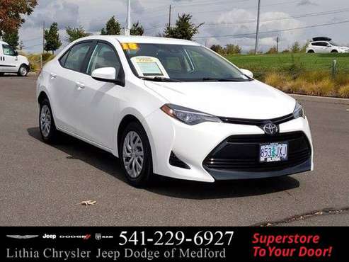 2018 Toyota Corolla LE CVT - cars & trucks - by dealer - vehicle... for sale in Medford, OR