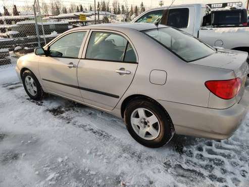 2004 Toyota Corolla runs exc new blizzak tires 40 mpg clean title -... for sale in Anchorage, AK