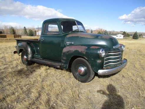 1950 CHEVROLET 3100 PICKUP - cars & trucks - by owner - vehicle... for sale in Powell, WY