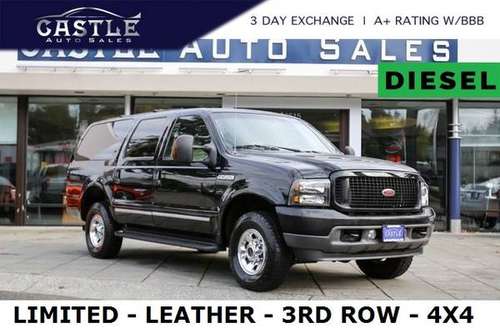2004 Ford Excursion Diesel 4x4 4WD Limited SUV - cars & trucks - by... for sale in Lynnwood, OR