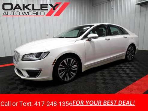 2018 Lincoln MKZ Reserve FWD sedan White - - by dealer for sale in Branson West, MO