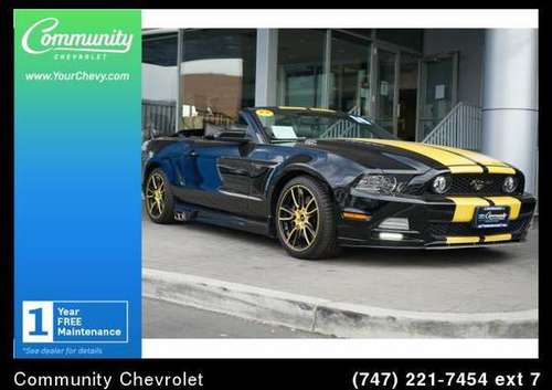 2014 Ford Mustang GT Premium - cars & trucks - by dealer - vehicle... for sale in Burbank, CA