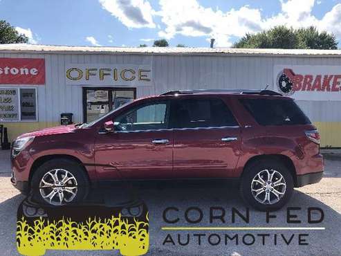 2013 GMC ACADIA SLT+DVD+TOUCH SCREEN+BOSE SOUND+LEATHER+1 OWNER+AWD+ for sale in CENTER POINT, IA