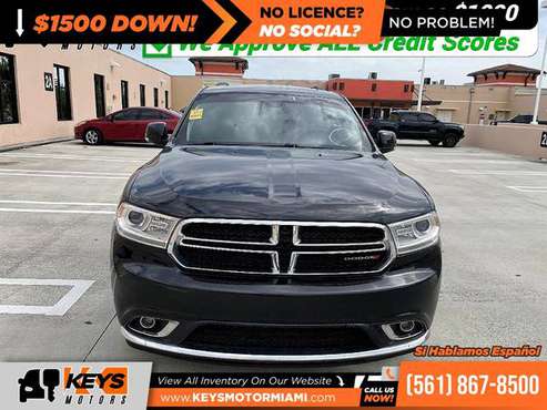 323/mo - 2014 Dodge Durango Limited - - by dealer for sale in West Palm Beach, FL